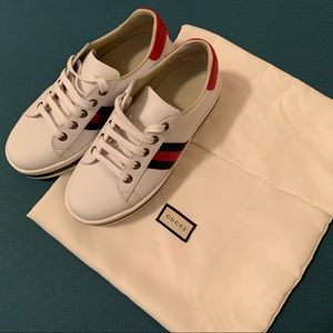 Gucci Ace Platform Sneaker size 33